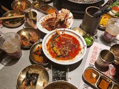-草家酱蟹炭火烤肉店(珲春南路一店)