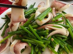 韭菜炒鱿鱼-抱德·潮汕味(敦和店原惠城鱼仔)