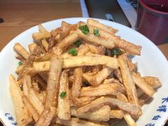 咸蛋黄炒茄子-吃饭皇帝大(解放西路店)