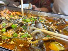 -东来菜馆•手抓海鲜家常菜•海鲜锅贴(鸽子窝店)