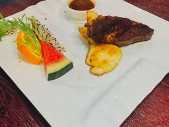 牛排拼比目鱼-超级厨房概念餐厅(奥园广场店)