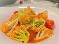番茄煮有机菜花-火璽·園