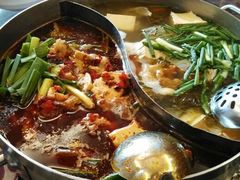 鲶鱼豆腐火锅-鸳鸯-江龙饭店·乌江豆腐鱼(乌江站分店)