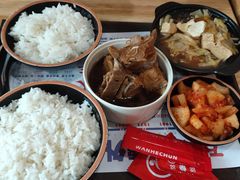 通骨砂锅餐-万和春排骨砂锅米饭(新业广场店)