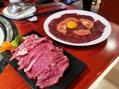 鲜切牛肉-蜀滋香鲜鱼火锅(黄金路店)
