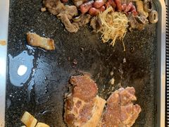 秘制梅肉-小黑猪石板烤肉(皇冠花园店)