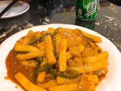 鱼饼炒年糕-桃园中华料理炸酱面(燕儿岛路店)