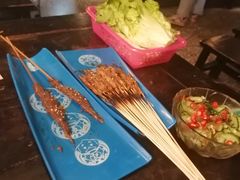 烤鸭肠-老表记广西宵夜螺蛳鸭脚煲(西大店)
