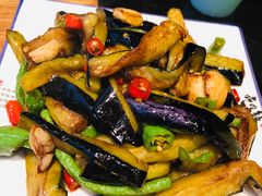 茄子豇豆-鸡毛店·川菜(双楠店)