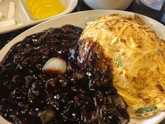 炸酱蛋包饭-香港饭店0410(弘大店)