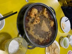 -老红桥炸灌肠牛肚锅烧烤(定福庄店)