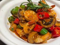 白蘑黄油焗大虾-留半山·香港食堂(啦啦宝都店)