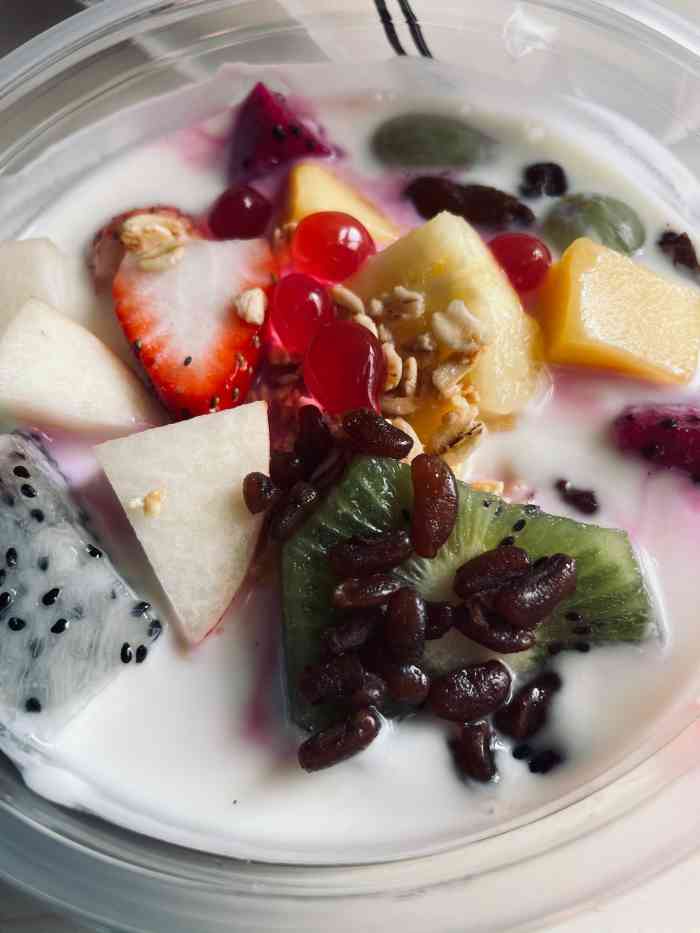 果之缘水果捞-"外卖水果捞,包装不错,外卖员一路颠簸,丝.