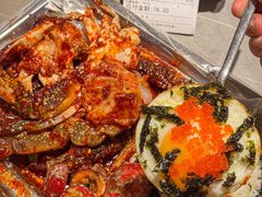 -草家酱蟹炭火烤肉店(珲春南路一店)