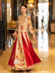 点击看大图 -艾拉·女王婚纱礼服馆