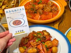 -东来菜馆•手抓海鲜家常菜•海鲜锅贴(鸽子窝店)