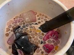 鲜芋烧西米露-芒青柠·鲜果甜品茶(双中店)