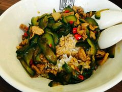 黄瓜炒肉盖码饭-德天顺盖码饭(人民西路店)