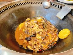 -土灶台东北大块肉烧烤(风景城邦店)