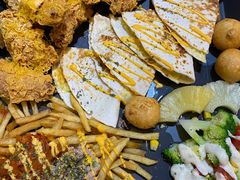 烤肉泡菜馅饼-包装马车·韩国料理·포장마차