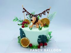 -卡比儿童蛋糕·心意定制·低脂零卡糖动物奶油FancyBALLOON(滨海店)