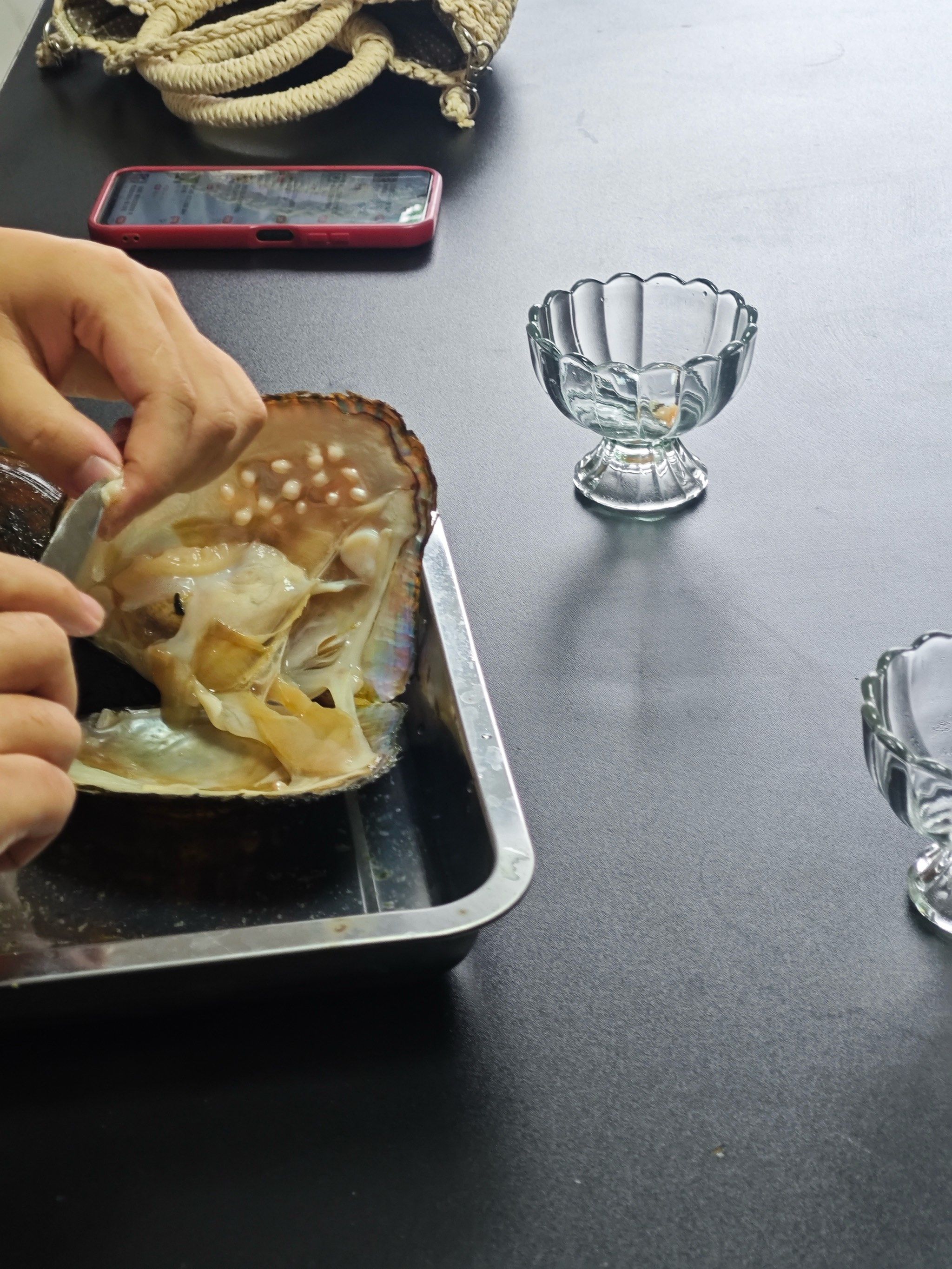 开蚌取珍珠diy首饰❗️送礼很有意义喔👍