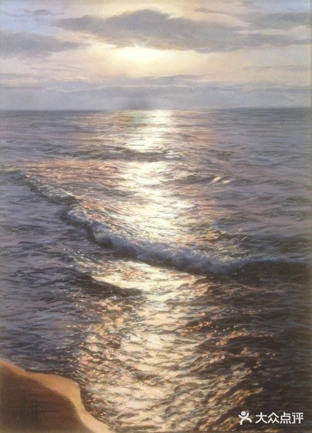 📷神奇的硅质颜料海景画