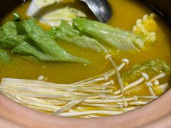 鸡汤青菜打边炉-火候轩品质湘菜·私厨(市府店)