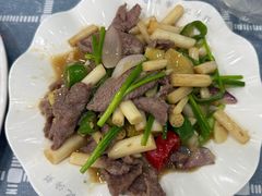 藕尖炒牛肉-明记海鲜大排档(巽寮湾店)