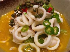 雪菜冬笋炒鲜鱿筒-漢舍中国菜馆(889广场店)