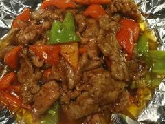 铁板黑椒牛柳-长安面坊(西点茂店)