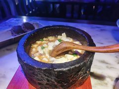 虾仁鸡汤豆腐-绿茶餐厅(光谷世界城步行街店)