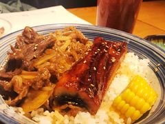 牛肉鳗蒲烧双拼饭-渔寿司·日本料理(艾尚天地店)