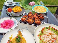 -七的湖·晚芳亭·阳澄湖农家菜·大闸蟹(莲花岛店)