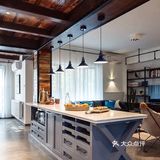 工业风吊顶，也是别具风情。