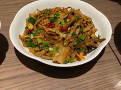 三层肉炒建瓯笋芽-四道菜·福建菜馆(新街口金鹰店)