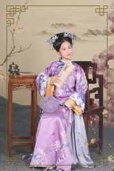 -后宫·古装汉服京剧儿童亲子全家福摄影