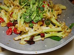 干锅丽水香菇花菜-探花·意境江南菜·唐伯虎文化体验店·松鼠桂鱼(观前店)