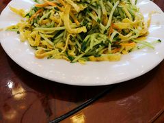黄瓜拌鸡蛋条-回香楼大连新派清真菜