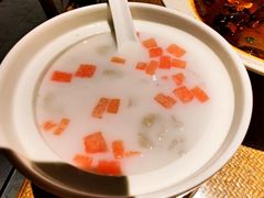 椰汁炖雪蛤-渝信川菜(西单店)