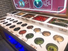 自助调料区-如在蜀毛肚老火锅(怀柔店)
