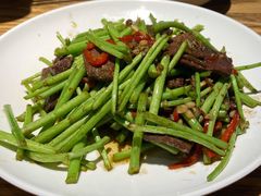 炒泥蒿-汪爹爹武汉牛三鲜(朝外大街店)