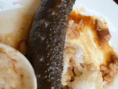 肉沫海参-南郊宾馆·风味自助餐厅·山东十六地市特色菜