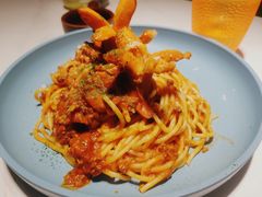 风味烤肠芝士肉酱意粉-简荟厨·西式简餐(花都雅乐城店)