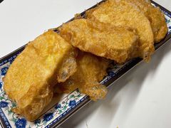 鸡蛋炸馒头片-大槐树烤肉馆