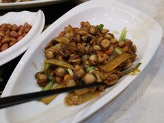姜葱炒红螺肉-欢乐海岸美食联盟