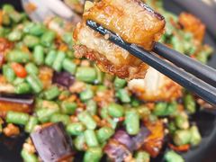 豆角肉沫烧茄子-上屿水产(鼓浪屿一店)