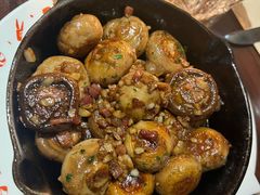 香煎火腿小蘑菇-BROWNSTONE布朗石西班牙餐厅(富城店)