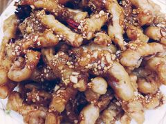 炸鱿鱼条-天伦海鲜·老味道·青岛菜(栈桥天主教堂店)