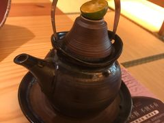 松茸土瓶蒸-花潮料理艺食馆(世欧广场店)